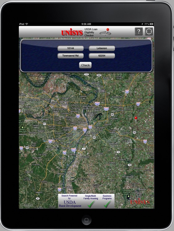 Unisys USDA Loan Eligibility Checker HD
