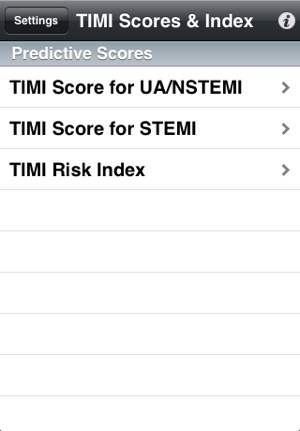 TIMI Scores