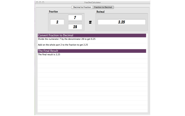 Fractions/Decimals Calcualtor(圖3)-速報App