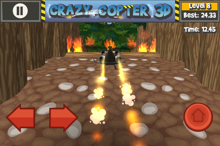 Paper Glider Crazy Copter 3D screenshot-3