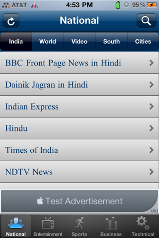 Desi News Reader - India Hindi Telugu Tamil and Movie News screenshot 2