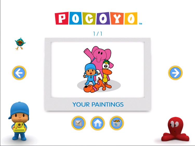 Coloring with Pocoyo and Friends screenshot-3