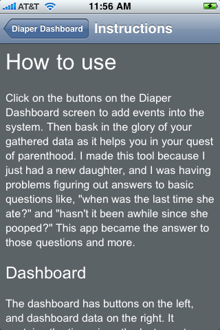 DiaperFlow screenshot 2