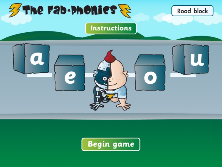 The Fab-Phonics 'Road Block' For iPad