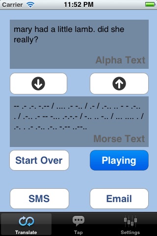 Morse Code App