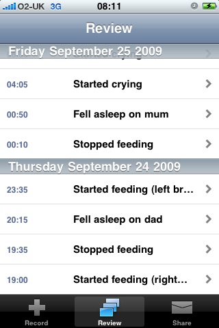 GB Baby Diary screenshot 4