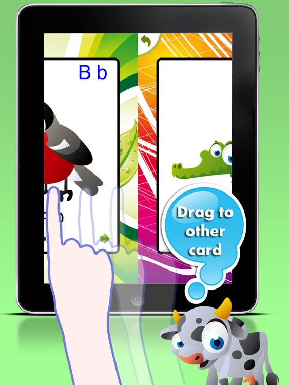 ABC Animal Cartoon Flashcards HD screenshot-4