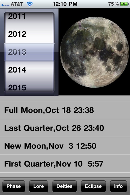 New Age Moon Calendar