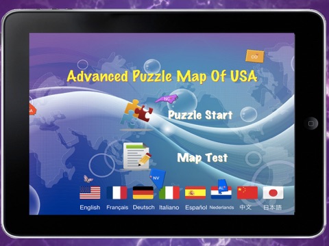 advanced Puzzle Map Of USA HD Lite screenshot 2