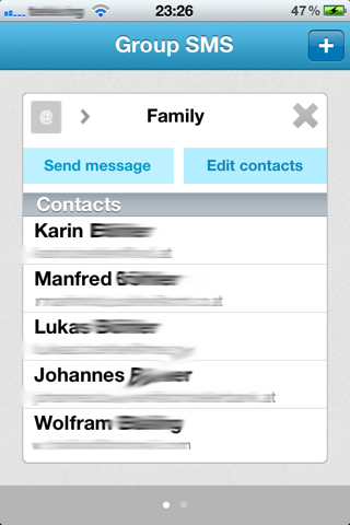 Gruppen SMS Gratis screenshot 2