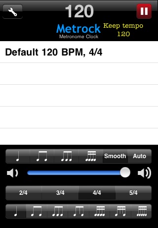 Metrock Keep tempo 120