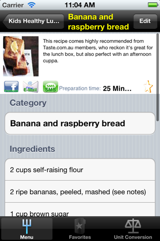Recipes For Kids screenshot 4