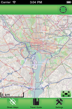 Washington DC Offline Street Map