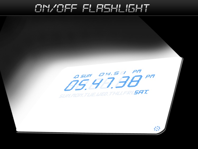 Alarm Clock with Flashlights Lite screenshot-3