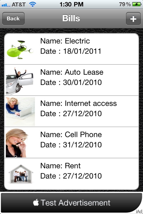 Bill Manager HD Lite screenshot-3