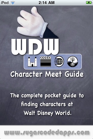 WDW Character Guide