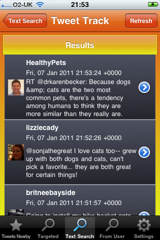 Tweet Track screenshot 4