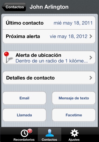 iKeepInTouch - Automated and Location-based Reminders screenshot 3