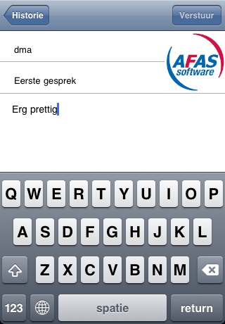 Bezoekverslag AFAS