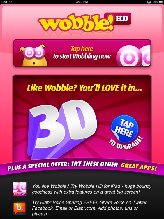 Wobble HD 3D screenshot-4