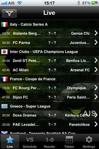 AIS Soccer Live screenshot 2