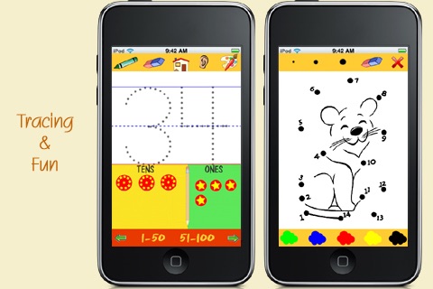 123 Tracer and more Lite Free - counting, number games, math for kids