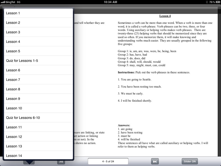 Daily Grammar Lessons Workbook screenshot-3