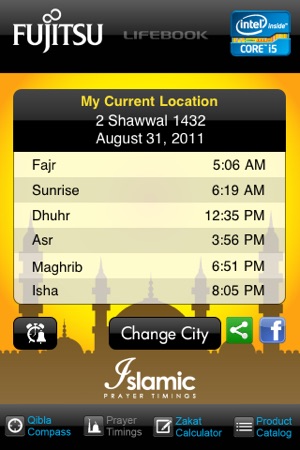 Islamic Prayer timings by Fujitsu(圖3)-速報App