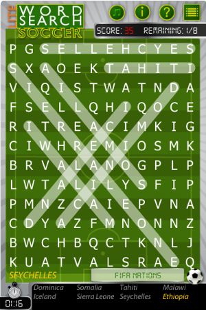 Word Search Soccer Lite(圖1)-速報App