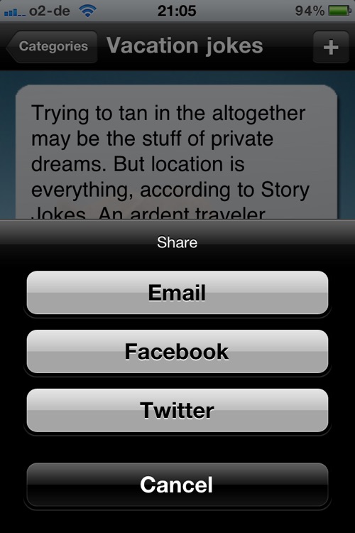 Awesome Jokes - The funny collection of jokes - Your travelmate for a perfect vacation screenshot-3