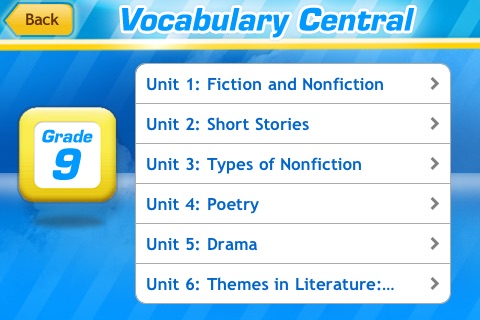 Vocabulary Central Grade 9