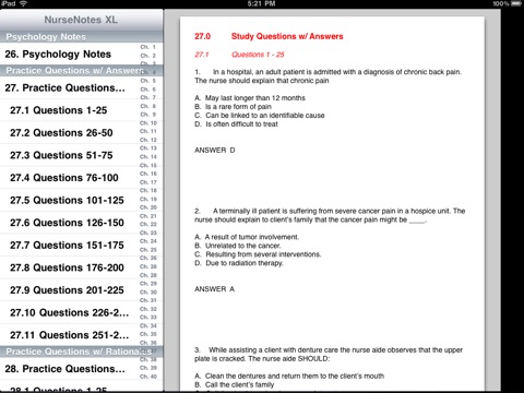 Nurse Notes XL for the iPad screenshot 2