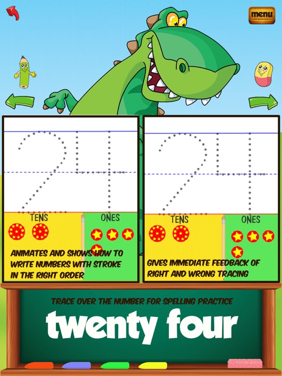 123 Tracer - A comprehensive 6 in 1 numbers app with addition and subtraction - HD