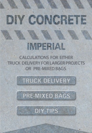 DIY Concrete Imperial - Concrete Calculator