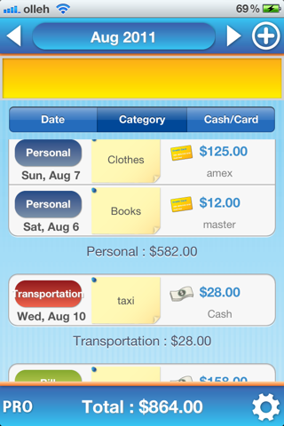 Expense Manager Free screenshot 2