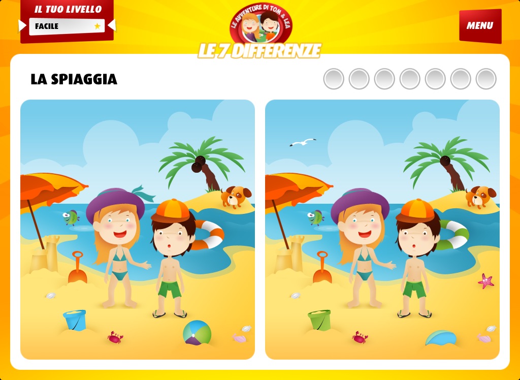 Tom & Lea's adventures: Spot the differences - Learn while playing this kids game screenshot 4