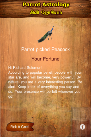 Parrot Astrology screenshot 4