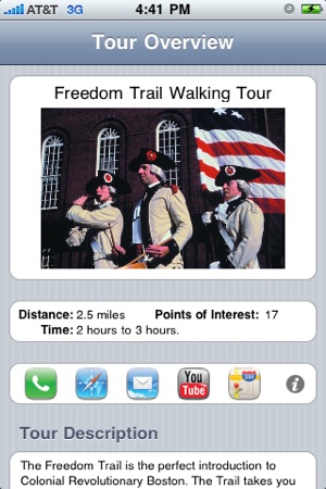 freedom trail walking tour app