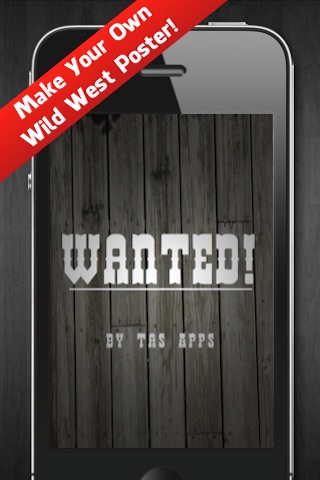 Wanted! - A Whip Cracking Wanted Poster Creator screenshot-3