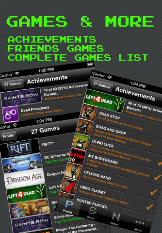 GameTabs: Steam Deals, Friends List, Achievements and News screenshot 4