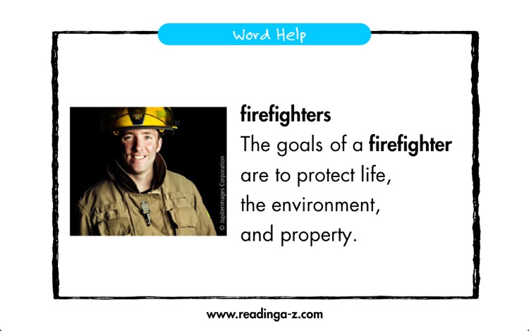 Firefighters - LAZ Reader [Level J–first grade]