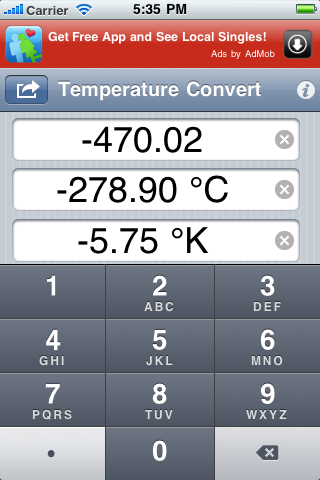 Temperature Convert screenshot 4