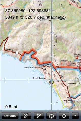 Mt Tam Trail Map screenshot 4