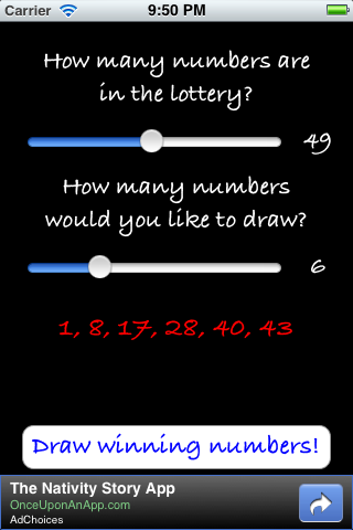 How to cancel & delete Lottery Numbers Generator from iphone & ipad 2