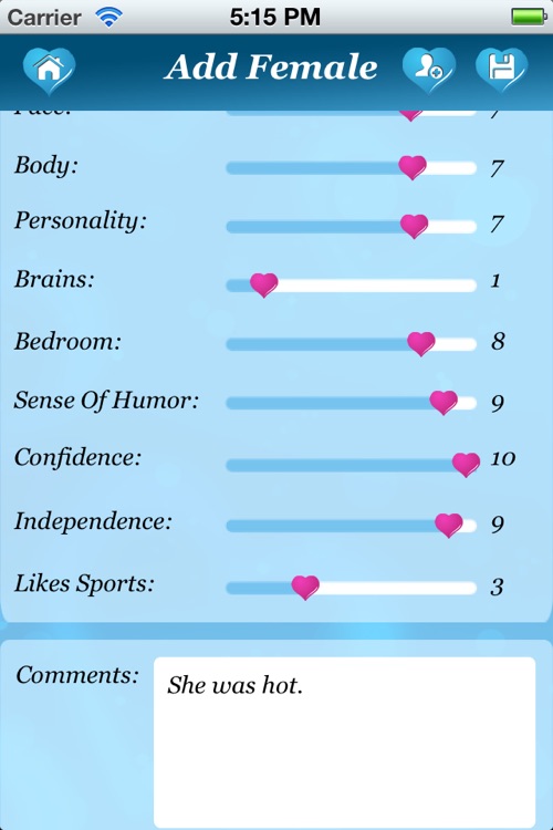 Hookup Tracker