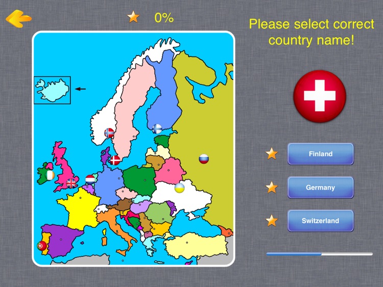 7 continents country flags game HD Lite(Europe) screenshot-4