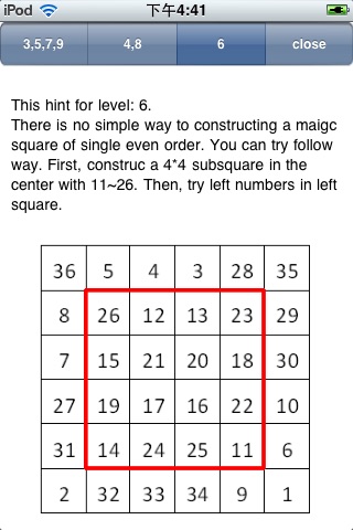 Magic Square Puzzle screenshot-4