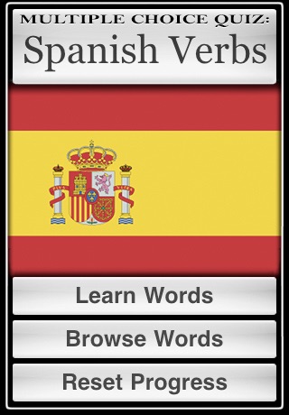 Spanish Verbs Quiz + Audio : Multiple Choice Vocabulary