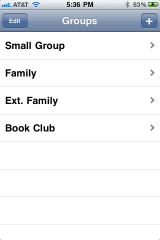 Contacts Groups Free