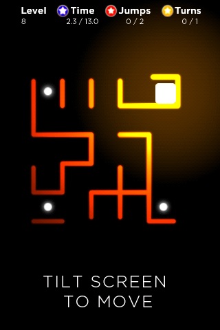 Neon Zone Free - a tilt and turn puzzle screenshot-3